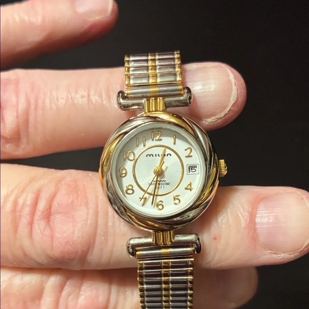Milan vintage Gold and Silver Women's Watch